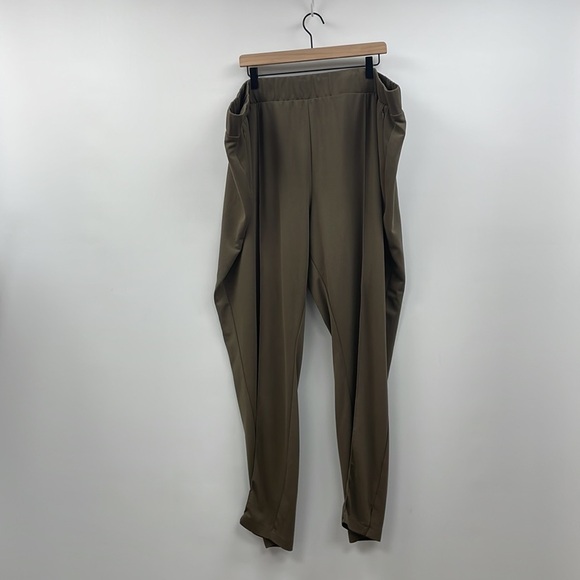 Universal Standard Pintuck Ponte Knit High Rise Elastic Waist Skinny Trouser 30 - Picture 2 of 10